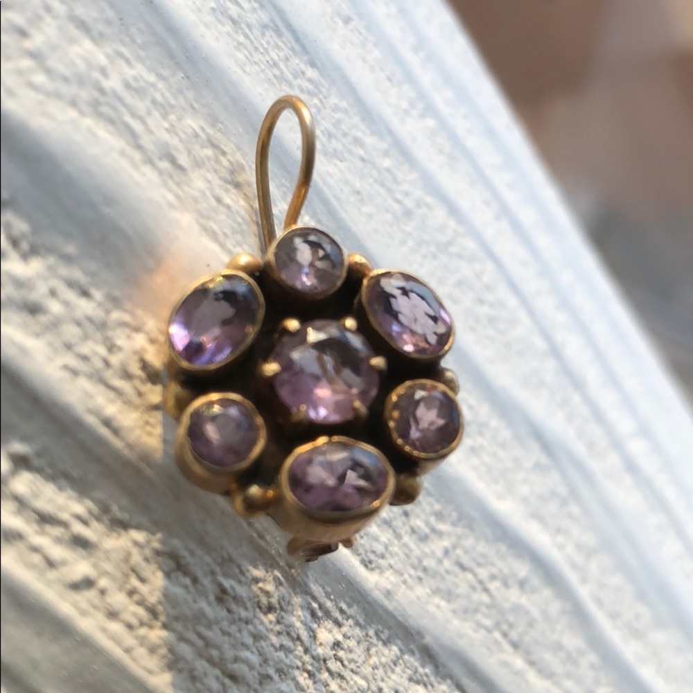 Amethyst earrings